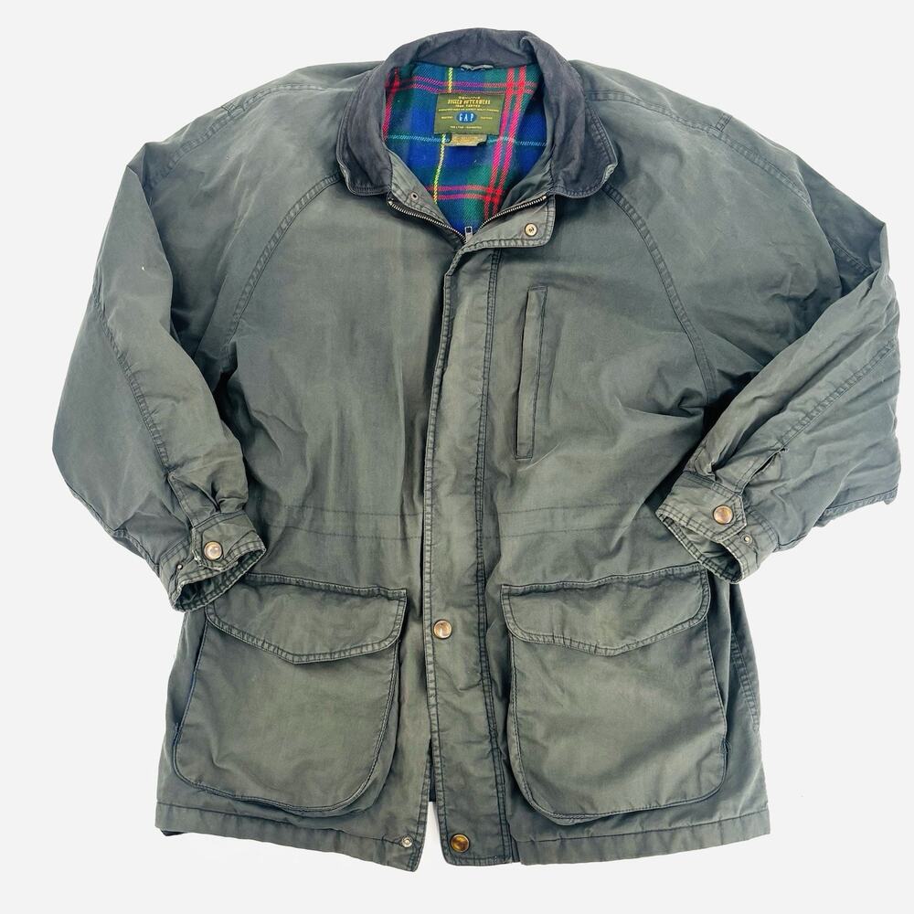 Vintage GAP Field Coat Barn Jacket Size Large 90s Hunting Rancher Outdoor